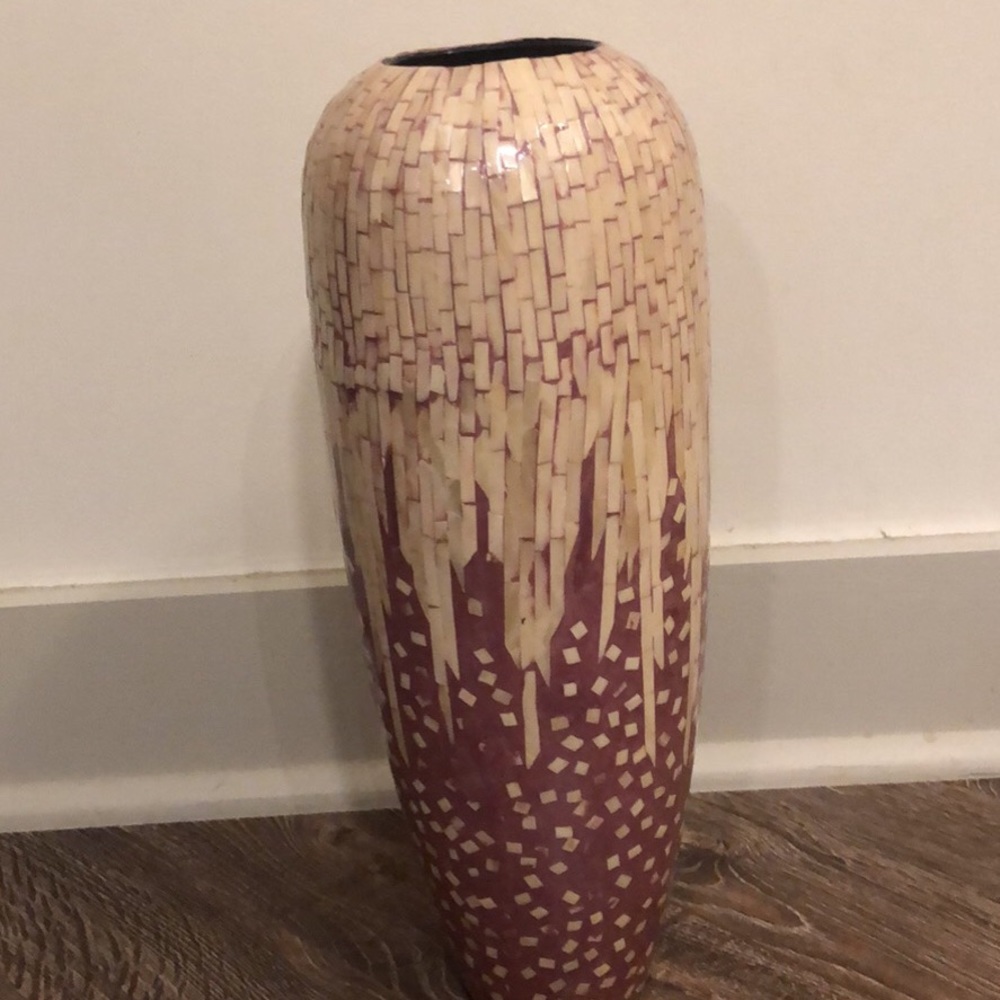 Purple Inlaid Vase